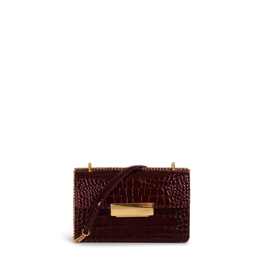 Alma Gold Edition - Cuir Embossé Croco Bordeaux Ateliers Auguste