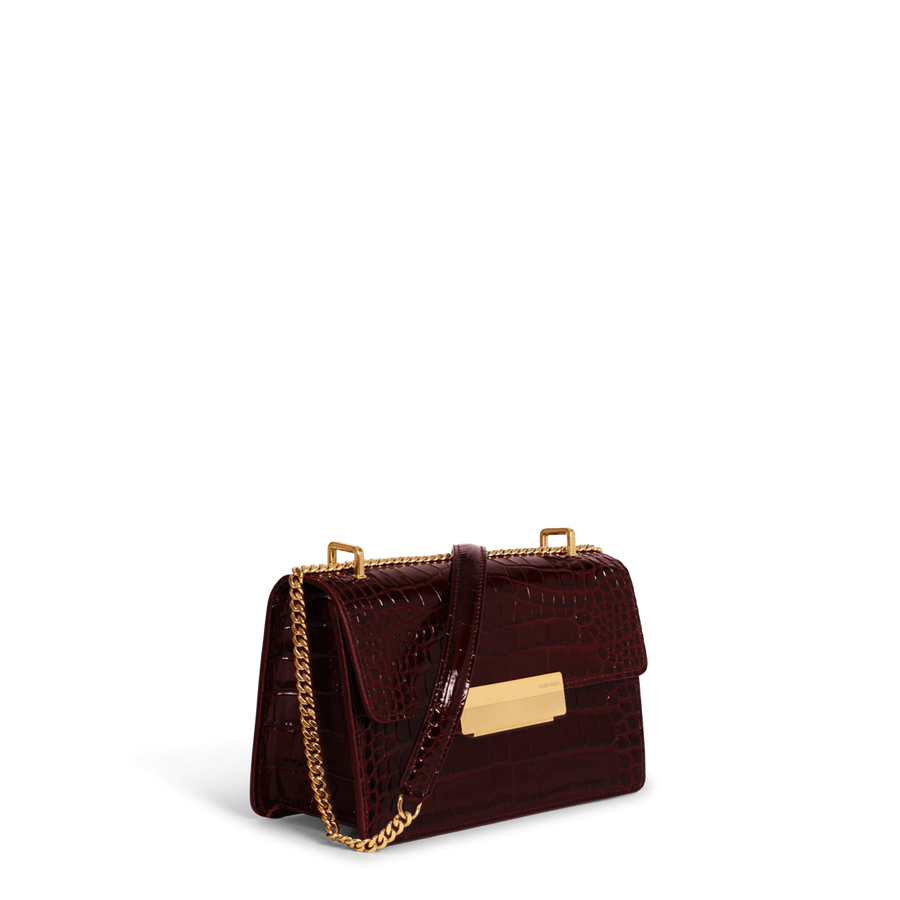 Alma Gold Edition - Cuir Embossé Croco Bordeaux Ateliers Auguste