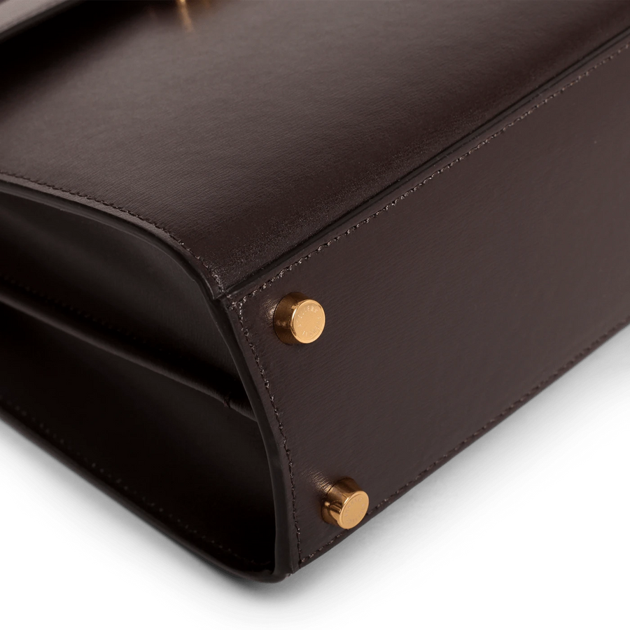 Capucine Gold Edition - Cuir Box Chocolat Ateliers Auguste