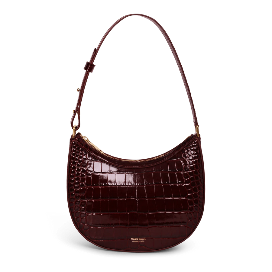 Marceau Gold Edition - Cuir Embossé Croco Bordeaux Ateliers Auguste