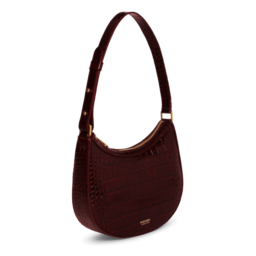 Marceau Gold Edition - Cuir Embossé Croco Bordeaux Ateliers Auguste
