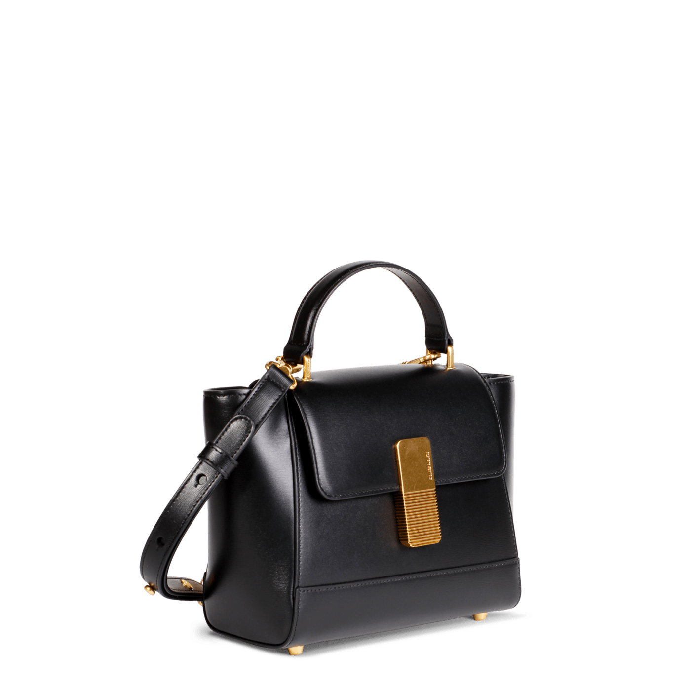 Mini Marly Gold Edition - Black Box Leather – Ateliers Auguste