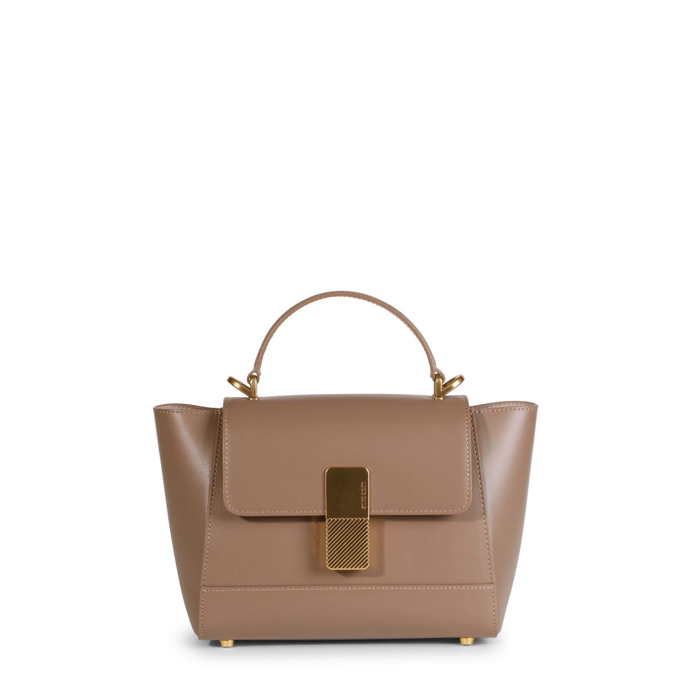 Mini Marly Gold Edition - Cuir Box Taupe - Ateliers Auguste