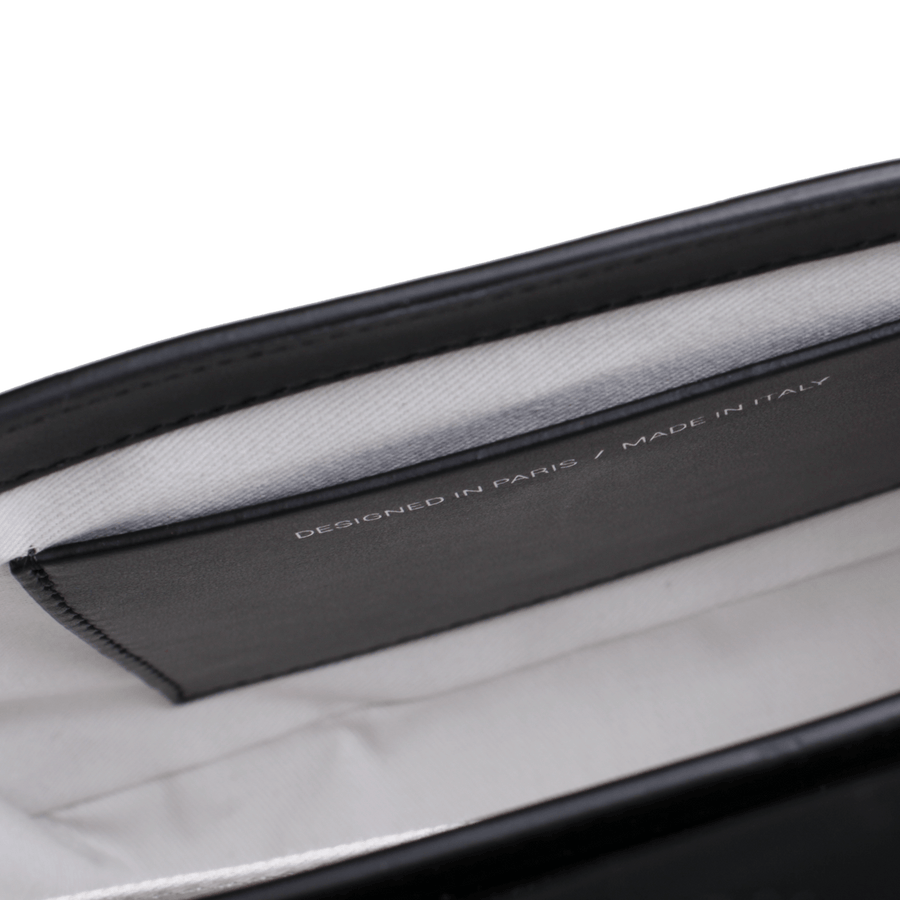 Cambon Wallet - Black Smooth Leather – Ateliers Auguste