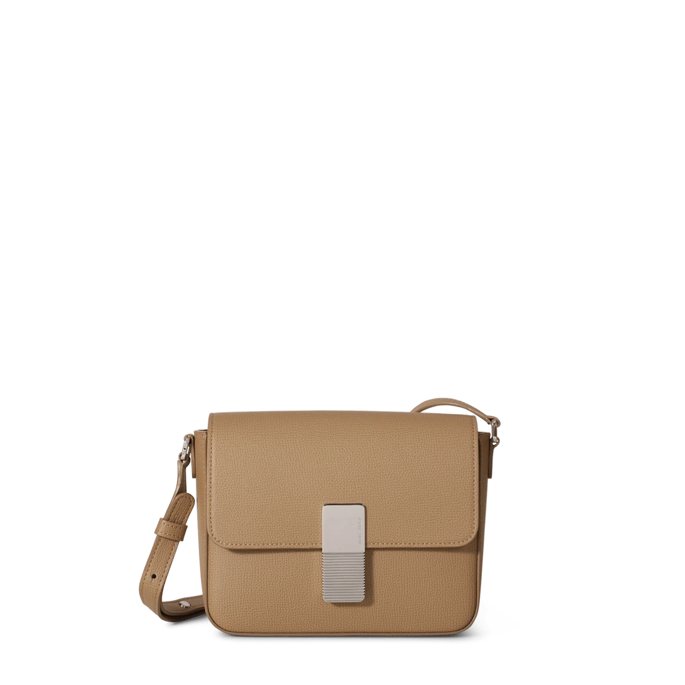 Mini Monceau Silver Edition - Cappuccino Pebble Leather – Ateliers 