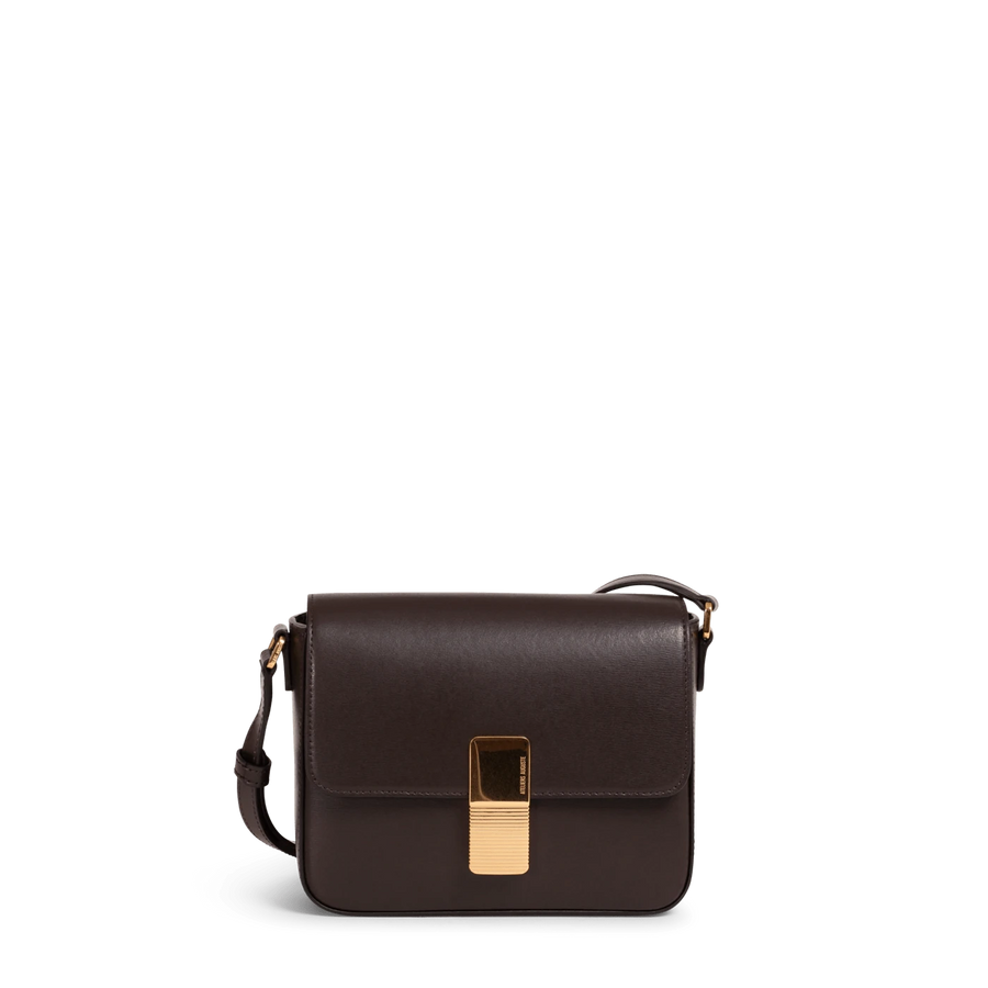 Mini Monceau Gold Edition - Cuir Box Chocolat Ateliers Auguste