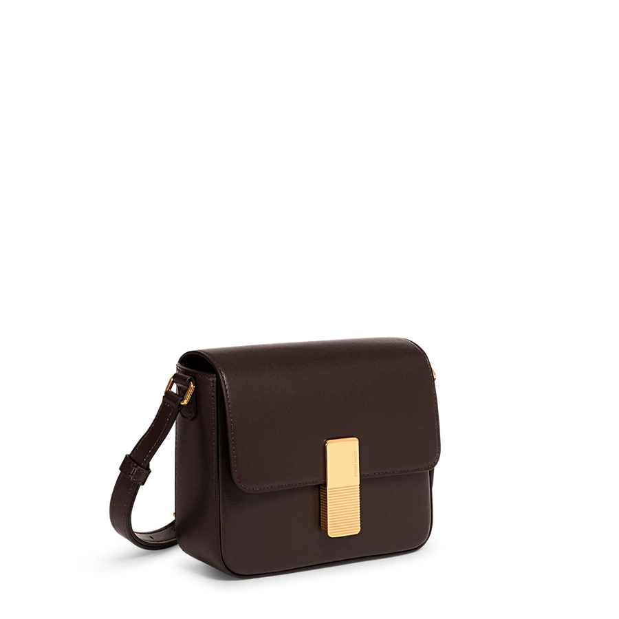 Mini Monceau Gold Edition - Cuir Box Chocolat Ateliers Auguste