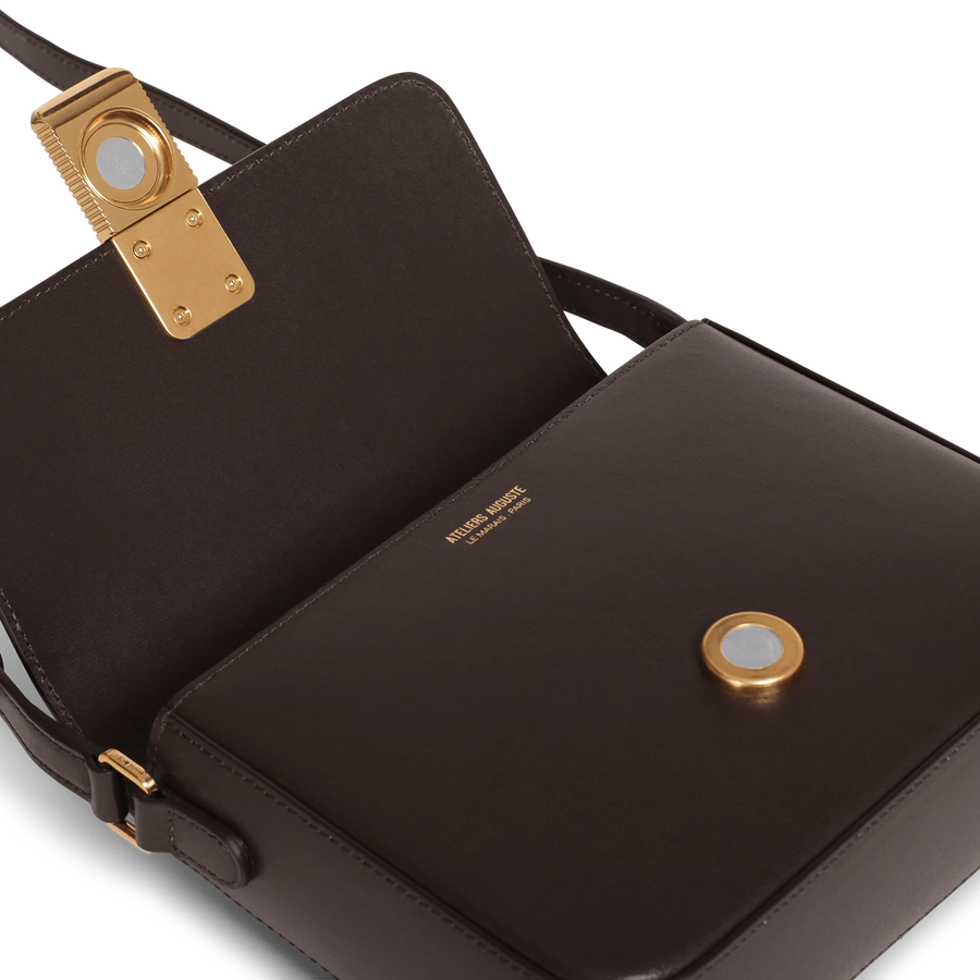 Mini Monceau Gold Edition - Cuir Box Chocolat Ateliers Auguste