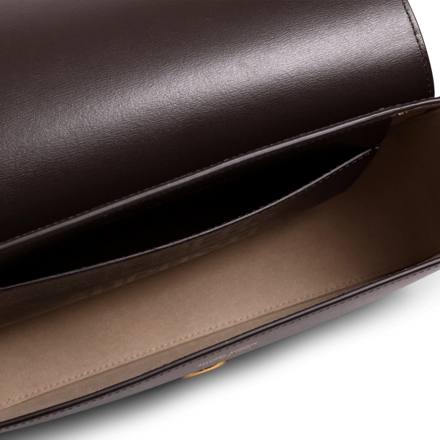 Mini Monceau Gold Edition - Cuir Box Chocolat Ateliers Auguste