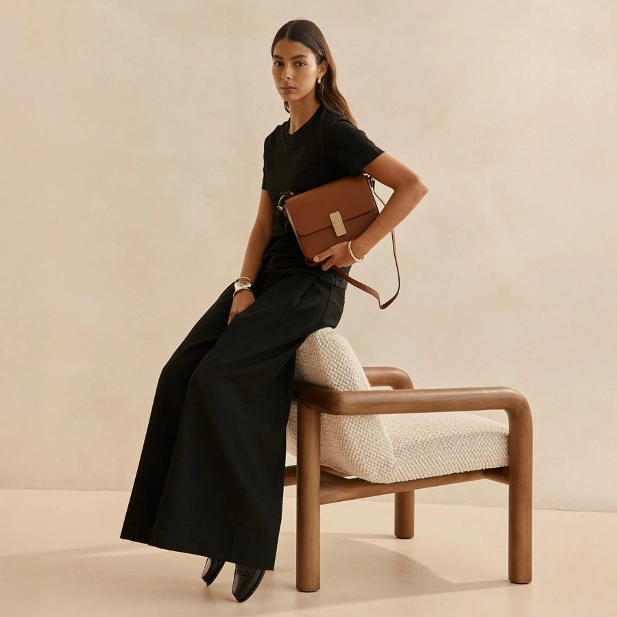 Monceau Gold Edition - Cuir Box Camel Ateliers Auguste