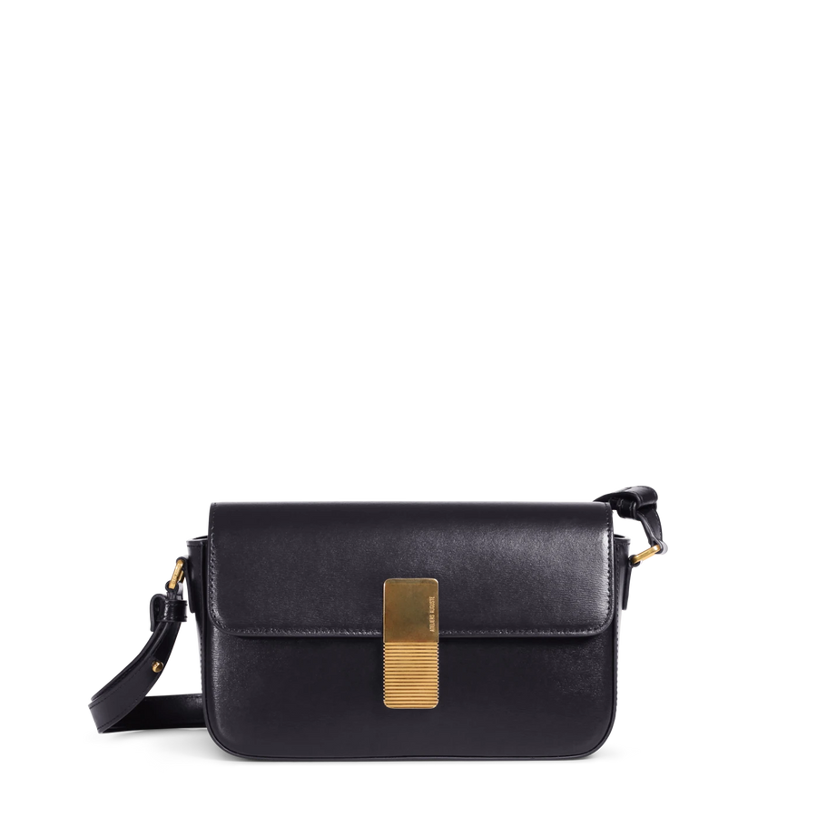 Monceau Baguette Gold Edition - Cuir Box Noir Ateliers Auguste