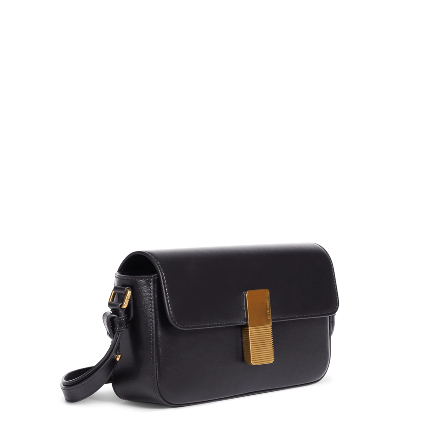 Monceau Baguette Gold Edition - Cuir Box Noir Ateliers Auguste