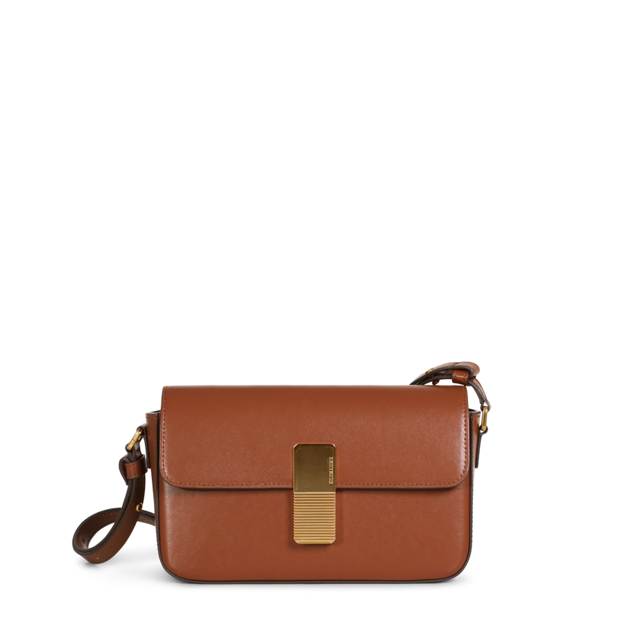 Monceau Baguette Gold Edition - Cuir Box Camel Ateliers Auguste