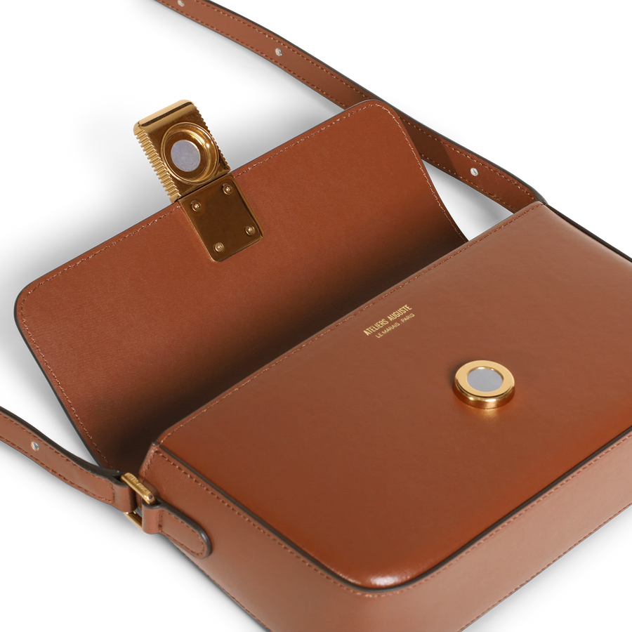 Monceau Baguette Gold Edition - Cuir Box Camel Ateliers Auguste