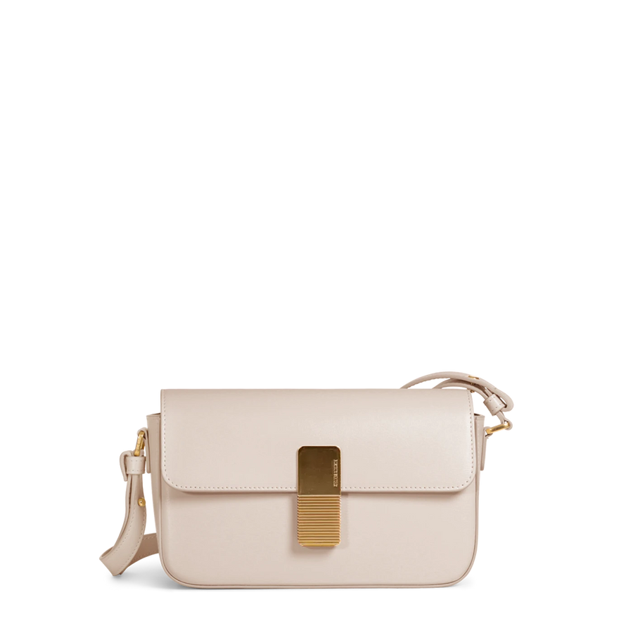 Monceau Baguette Gold Edition - Cuir Box Blanc Cassé Ateliers Auguste