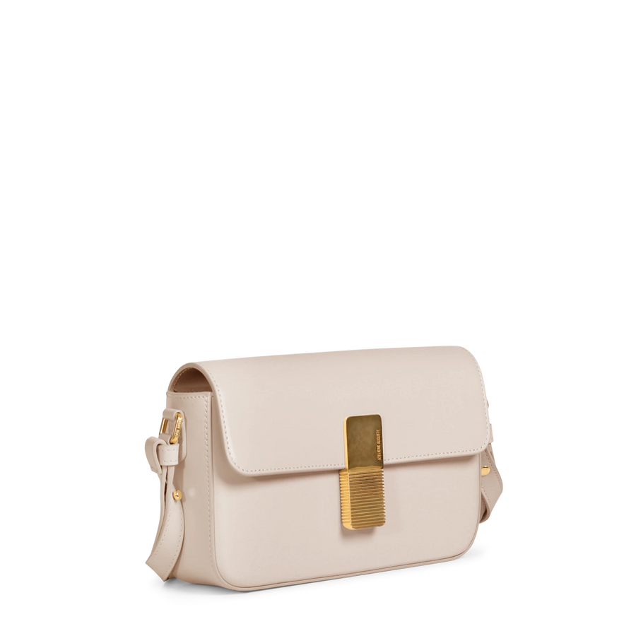 Monceau Baguette Gold Edition - Cuir Box Blanc Cassé Ateliers Auguste