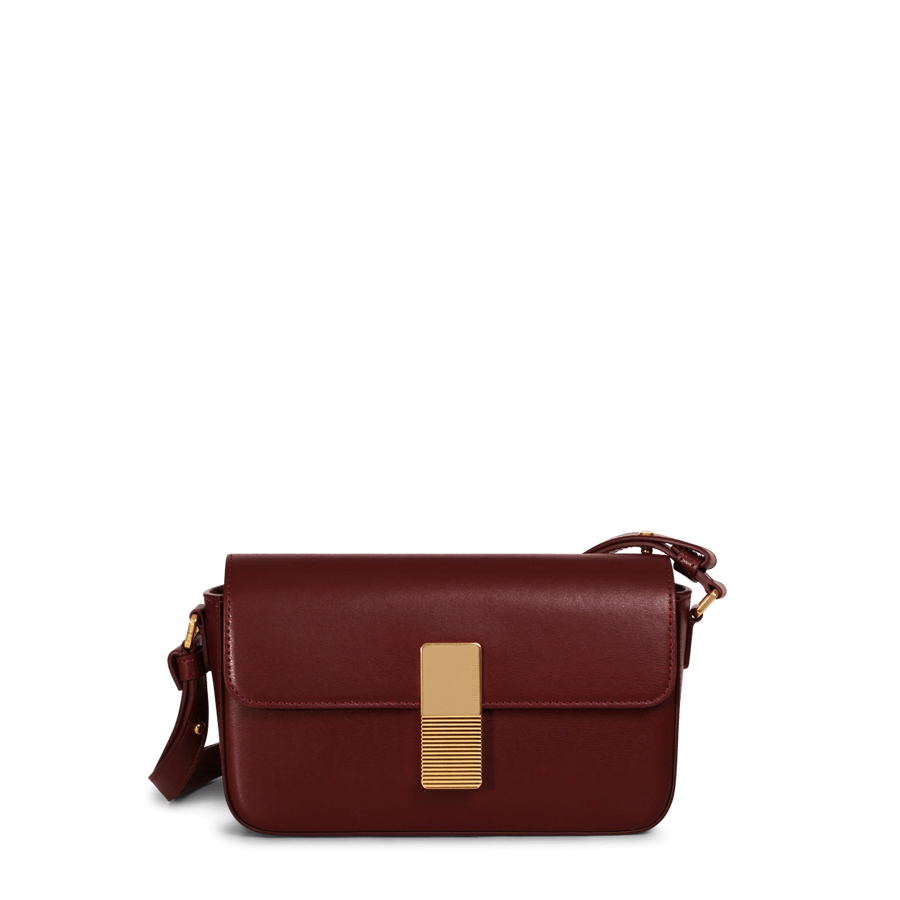 Monceau Baguette Gold Edition - Cuir Box Bordeaux Ateliers Auguste