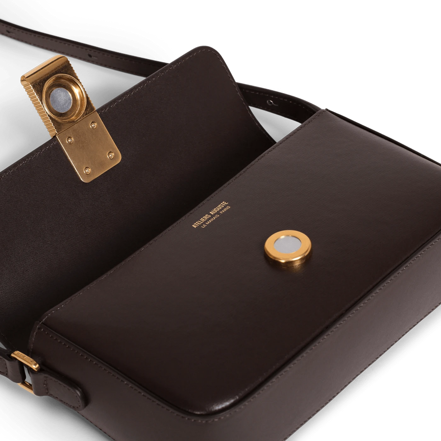 Monceau Baguette Gold Edition - Cuir Box Chocolat Ateliers Auguste