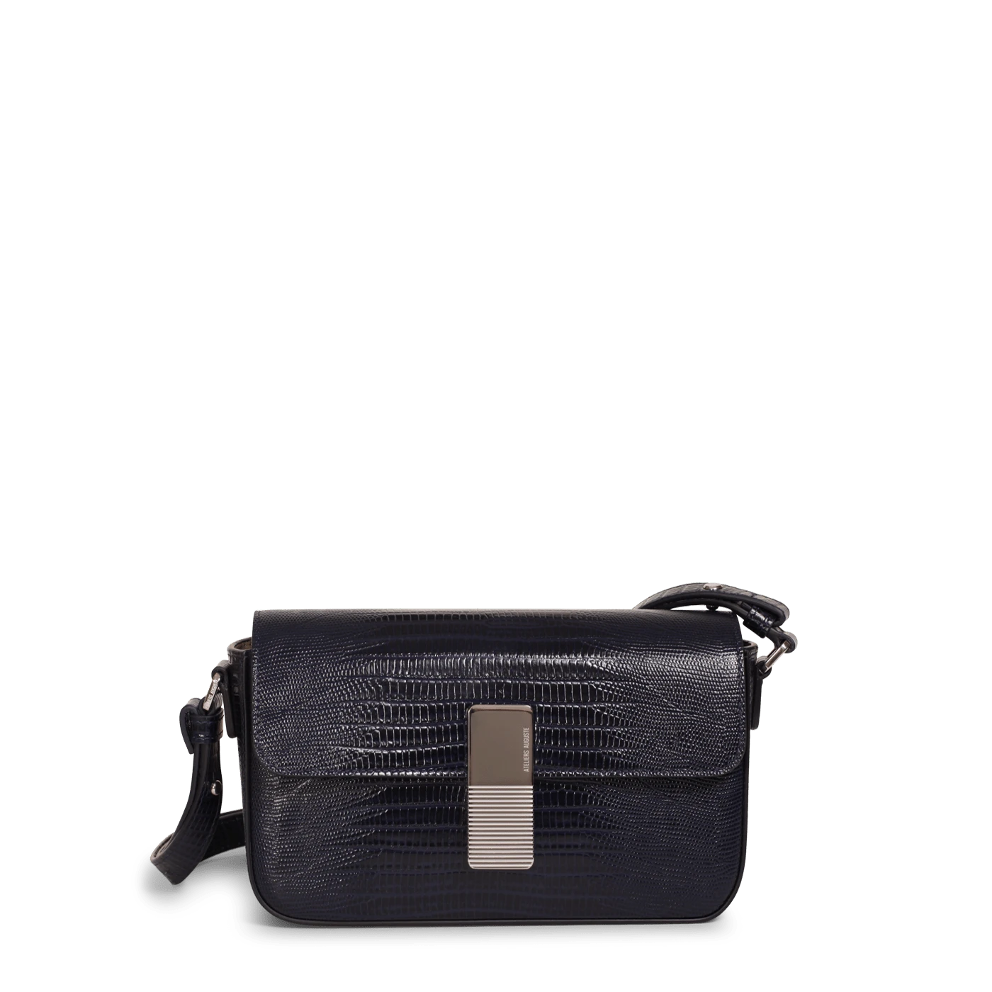 Monceau Baguette Silver Edition - Night Blue Lizard Leather