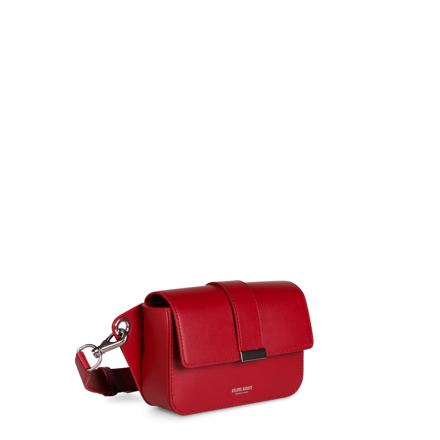 Roquette Belt Bag - Burgundy Smooth Leather – Ateliers Auguste