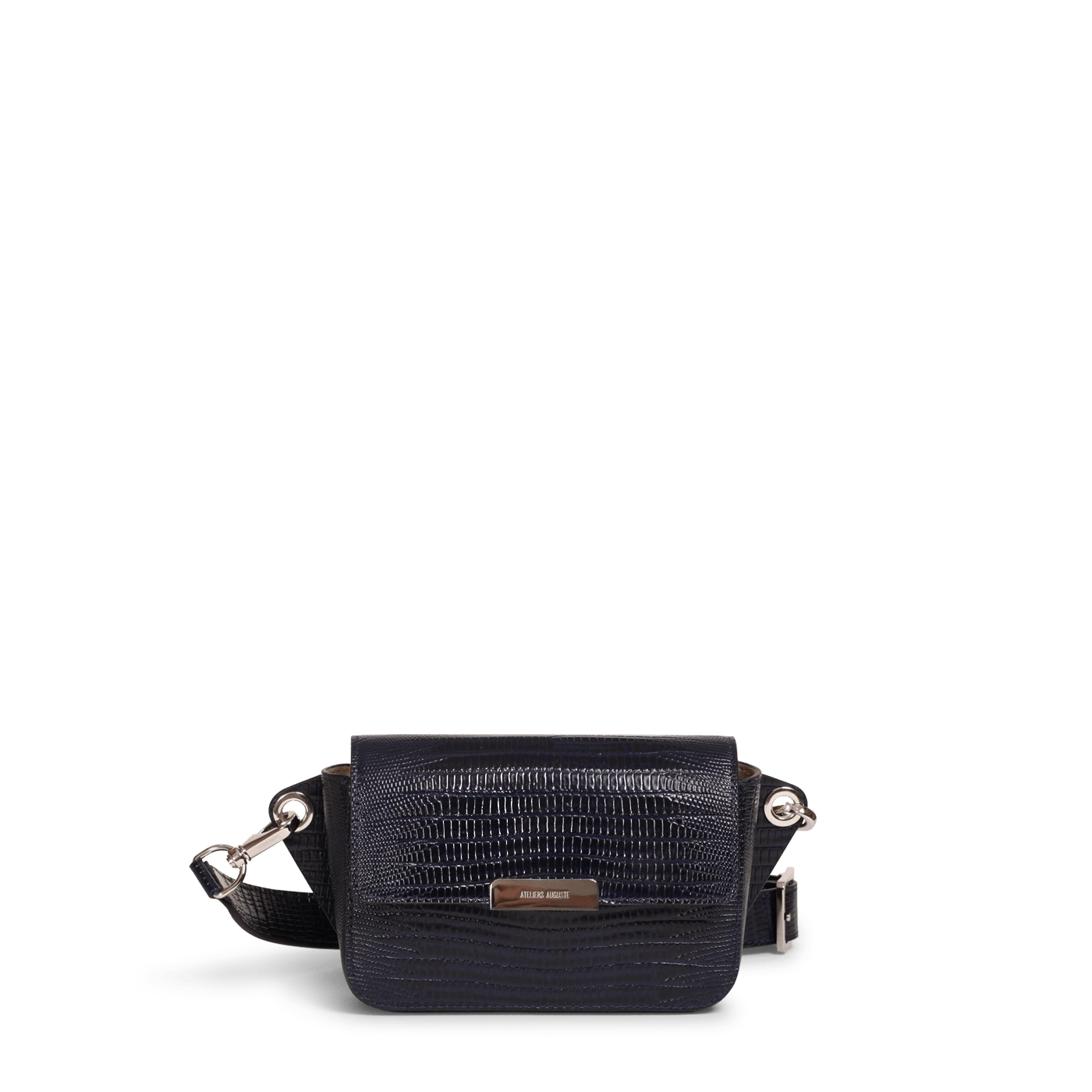 Roquette Silver Edition - Night Blue Lizard Leather