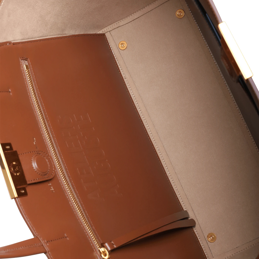 Sévigné Gold Edition - Cuir Box Camel Ateliers Auguste