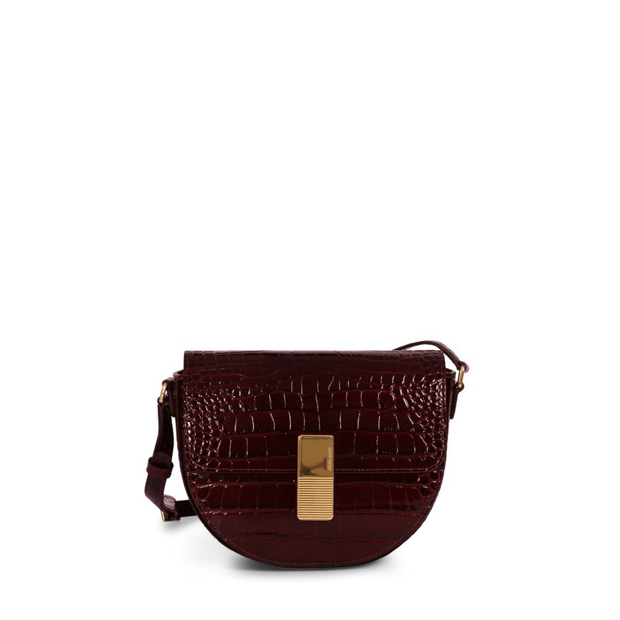 Sully Gold Edition - Cuir Embossé Croco Bordeaux Ateliers Auguste